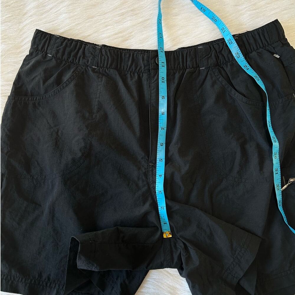 Columbia Women Sandy River II Cargo Black Shorts Size Large Water Activity - Picture 11 of 14